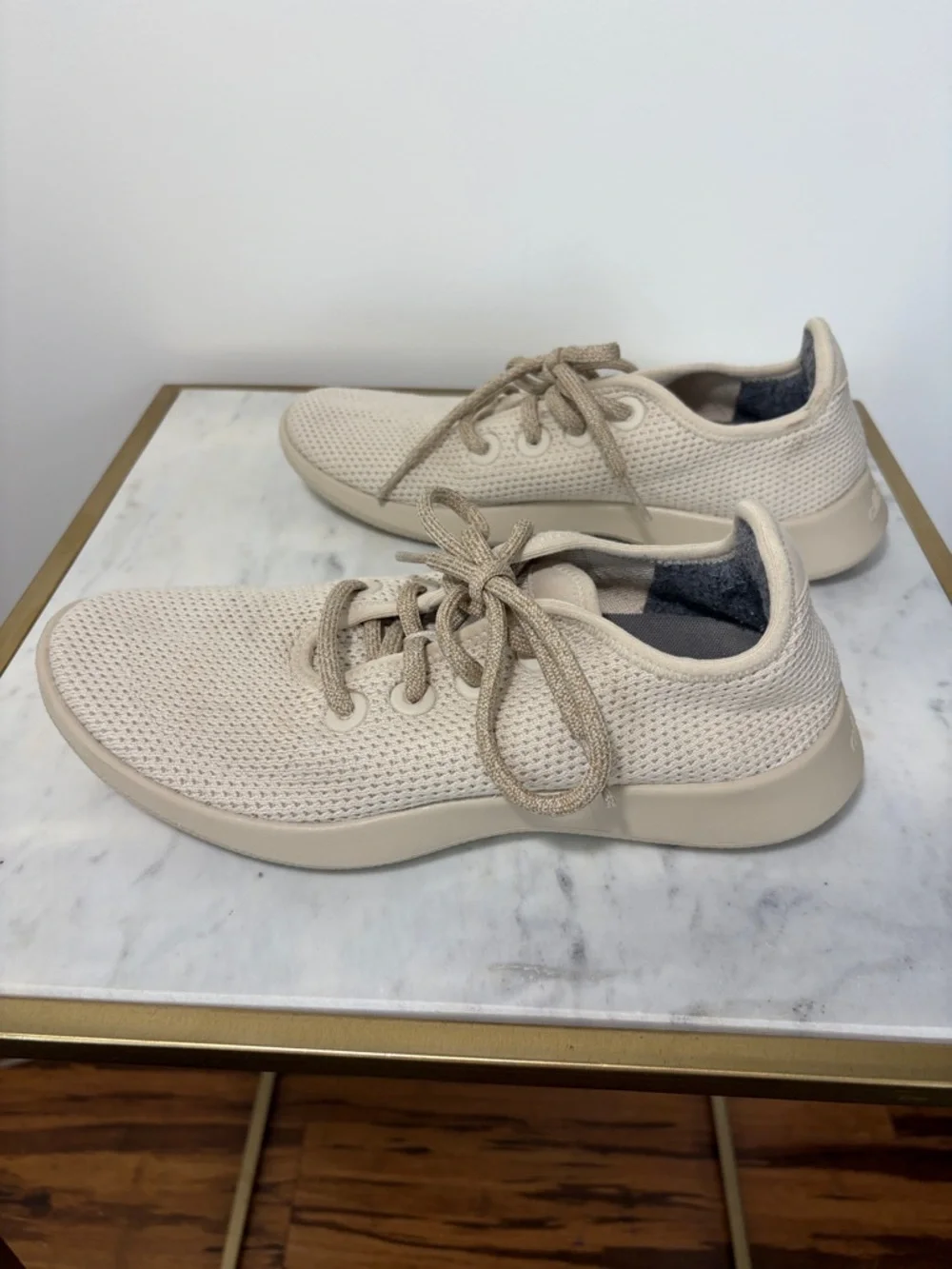 Allbirds Women's Tree Runners Sz 8 (W) - Beige/Cream
